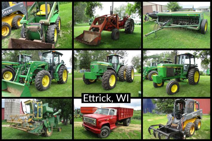 Tina Rothering-Farm Machinery, Tractors, Skidsteer, Misc Equip.- Ettrick, WI