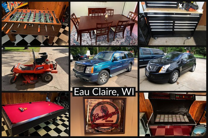 Vehicles, Lawnmowers, Commercial Kitchen and Household - Eau Claire, WI