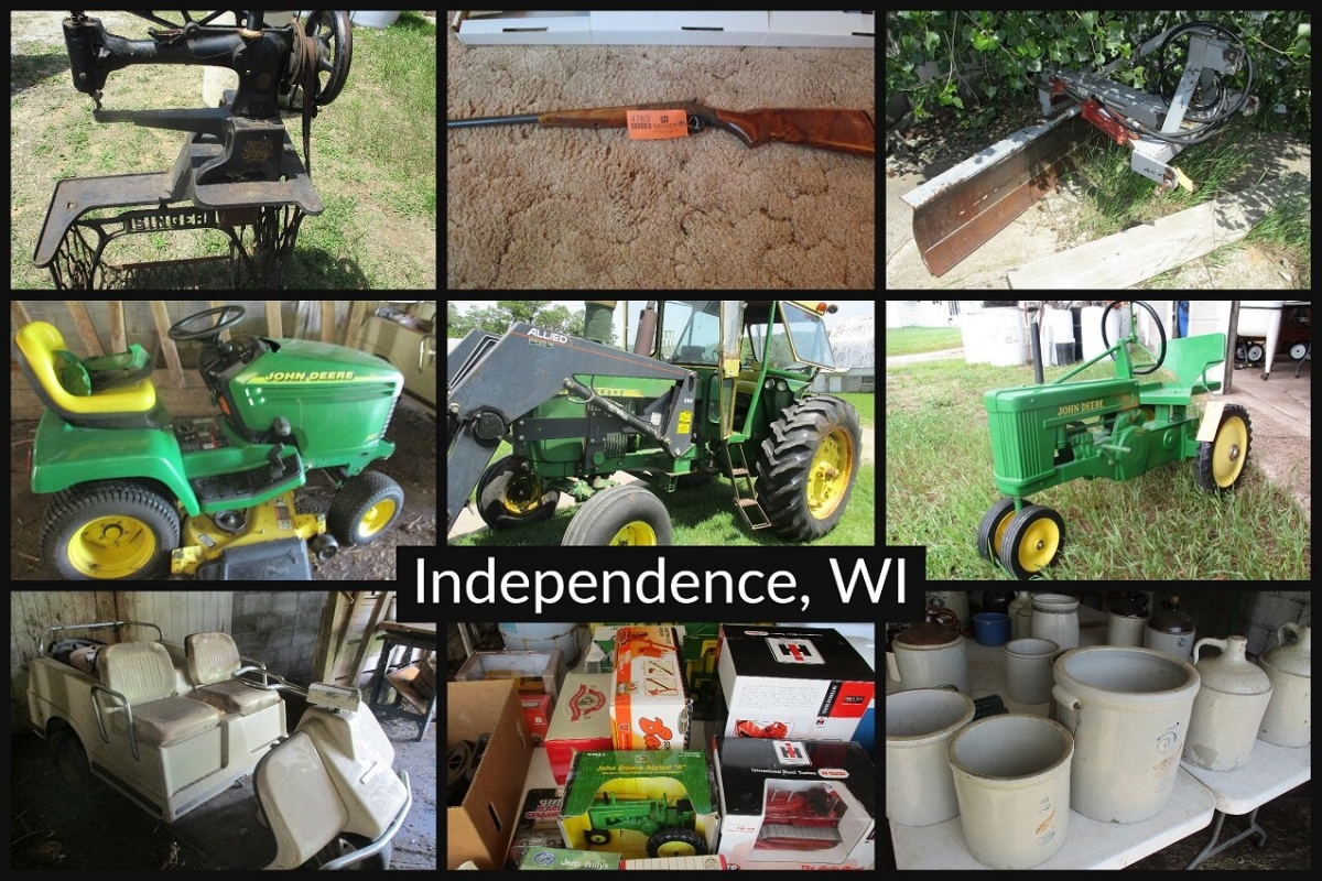 Everett and Eunice Blaha Estate-JD 4020 Tractor/Loader,Toys,-Independence, WI