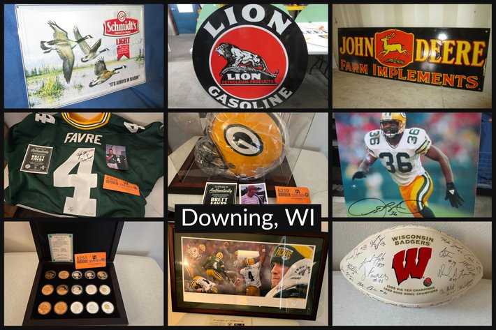 Sports Memorabilia, Collectibles, & Signs Auction- Downing, WI